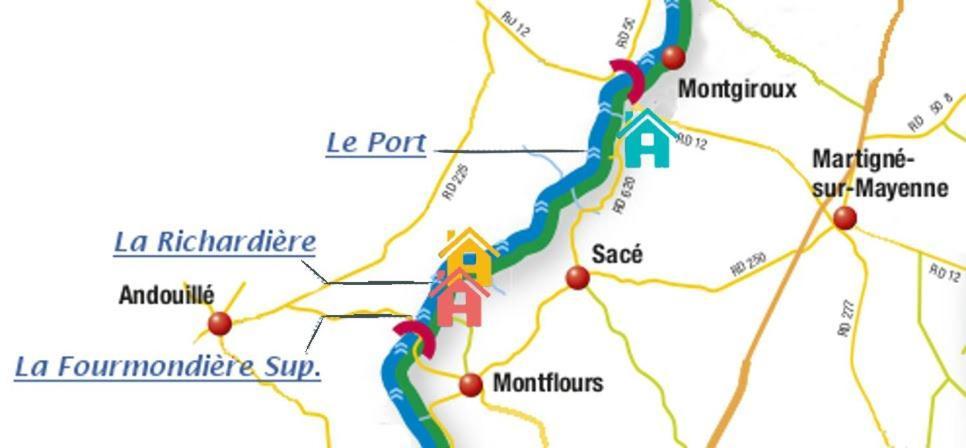 Sace Ecluse Le Port, Etape Velofrancette Bed & Breakfast エクステリア 写真